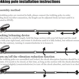 GOSHTI ENTERPRISE Hiking Trekking Poles, Collapsible,Lightweight, Anti Shock, Hiking or Walking Sticks,Adjustable Hiking Pole for Men and Women (1pcs Red) image 4