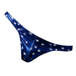 velura Club Bollywood® Men Underwear Brief Low Rise Bronzing Star Metallic Shiny Blue M|Clothing Shoes & Accessories | Mens Clothing |Underwear|1X Men Underwear image 1