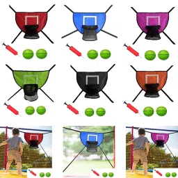 THE STYLE SUTRA® Basketball Hoop for Trampoline Sturdy for Dunking Waterproof Basketball Goal red | Sporting Goods | Team Sports | Basketball | Backboard Systems image 3