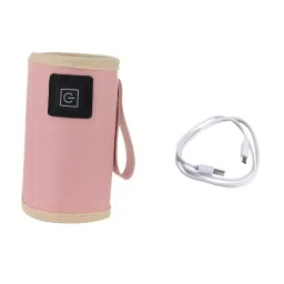 The Style Sutra Bottle Warmer Lightweight USB Milk Warmer Bag for Shopping Business Trip Mom Pink|Baby | Feeding | Bottle & Food Warmers image 3
