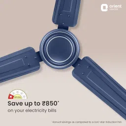 Orient Electric Apex-FX 1200mm Ceiling Fan for Home| BEE Star Rated Energy Efficient Fan| Rust Resistant | Strong and Powerful Motor | 2 Years Warranty by Orient | Blue - Pack of 1 image 2