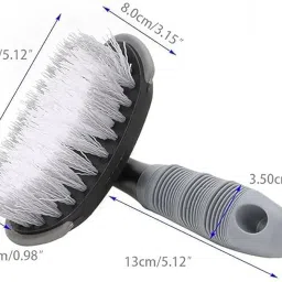 SHOPHOUSSES STREET T-Type Car Tire Cleaning Brush Scrubber with Anti-Slip Handle | Multi-Functional Wheel Rim & Hub Cleaner | Universal Tyre Washing Tool for All Cars & Bikes image 3