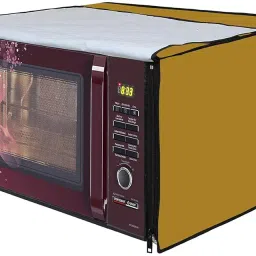 MobiCR Microwave Oven Cover Dust Proof & Water Proof for LG 21 Litre Convection Microwave Oven, 48,Gold image 2