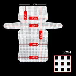 bnf® Mesh Canvas Sheets Sewing Supplies Handicraft for Making Bag DIY Crafts Knit Style A Crafts | Needlecrafts & Yarn | Rug Making | Latch Hooking | Latch Hooking Kits image 5