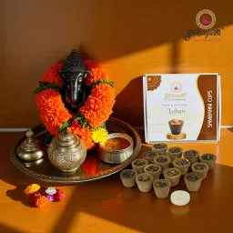 Itranjali Natural Sambrani Dhoop Cups Combo | Premium Havan & Meditation Cups | Purifying Fragrance for Puja, Yoga & Festivals | Eco-Friendly & Handcrafted | Long Lasting & Chemical Free 30 Cups image 5