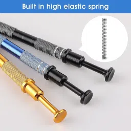 DIANZHU 3Pcs Piercing Ball Grabber Tool, 4 Claw Jeweler's Pick Up Tool, Mabor Piercing Ball Gripper Stainless Steel Pearl Grabber Pick Up Tool for IC Chip Electronic Components Small Parts image 5