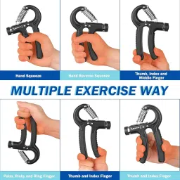 Comfortfriends Adjustable Finger & Hand Gripper, The Ultimate Veins Exercise Tool Endurance, and Boost Flexibility for Superior Grip Training and Hand Health Optimization For gym Workout image 4
