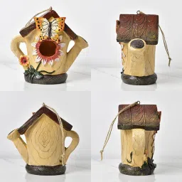 CALANDIS™ Hanging Bird House for Outside Bird Shelter Garden Decor for Patio Tree Yard 16cmx9cmx15cm | Home & Garden | Yard, Garden & Outdoor Living | Bird & Wildlife Accessories | Birdhouses image 2