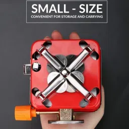 TAQA Portable Gas Stove for Travel with Butane Gas Cylinder, Folding Furnace Outdoor Camping Stove, Lightweight Gas Burner for Hiking and Emergency Use (Stove + 2 Gas Refill) image 4