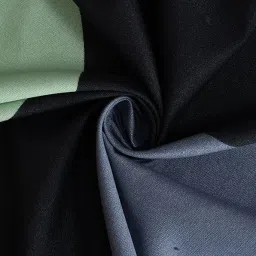 Homes Pure Glace Cotton Designer Printed Standard 8 Pieces Diwan Set Bedsheet Covers (1 Single Bedsheet, 2 Bolster Covers, 5 Cushion Covers, Black Multicolor) image 2