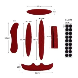 MERISHOPP Helmet Internal Memory Foam Pad Protective Mat Chin Pad|Sporting Goods|Cycling|Helmets & Protective Gear|Helmet Accessories image 4