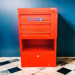 REGALON RT-204 4-Drawer Tools Trolley Portable (Red) image 2