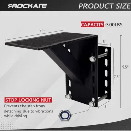 Bnf® Heavy Duty Frame Mount Step Accessory Pedal Bracket for Boat Rv Multipurpose | Ladders | Tools image 2