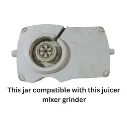 Universal Stainless Steel Mixer Grinder Jar, 800ml Capacity, Silver and White, Universal Compatibility image 4