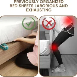 Xmart India 2 Pcs bedsheet Tucker Tool & Mattress Lifter and Tucker - Durable Bed Maker Tool to Keep Sheets in Place - Mattress Lifter & Tucker for Easy Sheet Tucking (11 inch) image 4