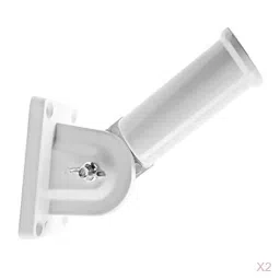 The Style Sutra 2pcs 180 Deg Adjustable Holder Bracket Metal and PVCFlag Pole w/Screws|Home & Garden | Yard, Garden & Outdoor Living | Garden Decor image 5