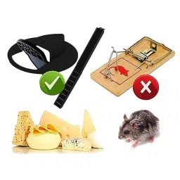 GUDMART Mouse Trap Bucket Lid Mouse Trap Flip and Slide Rat Trap for Outdoor Indoor | Yard, Garden Outdoor Living | Gardening Supplies | Weed Pest Control | Rodent Animal Traps image 4