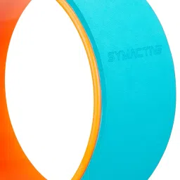 Amazon Brand - Symactive Premium EVA Large Size Yoga Wheel | Big Circle Wheel For Abs, Back Bends, Stretching, Home Training, Deep Tissue Massage, Back Pain & Body Posture, 13 x 5.5 inch (Unisex) image 1