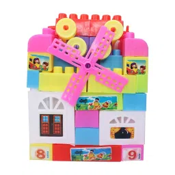 Kabello Fan Building Blocks for Kids | Creative and Educational Building Block Toy Set | Home Play and Outdoor Play Toy Set image 3