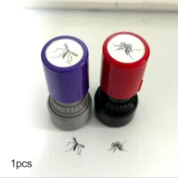 LOOM TREE Mosquito Seal Stamp Decor Realistic Mosquito Animal Stamp Random Color image 1