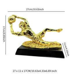 MERISHOPP Football Trophy Tournament Football Decoration for Gifts Competitions Sports|Sporting Goods image 3