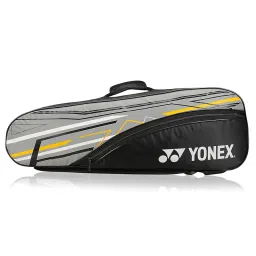 Yonex Stylish Badminton Kit-Bag |Double Zipper Compartment for Storage of 6 Rackets and Clothes|Side Pocket |Back Straps |Accessories Compartment |Made in India image 1