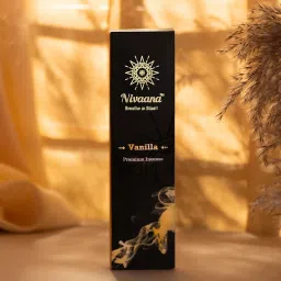 Nivaana Premium Divine Incense Sticks Combo Pack, Vanilla and Parijat Fragrances, 30 Sticks Each, Traditional Ingredients image 1