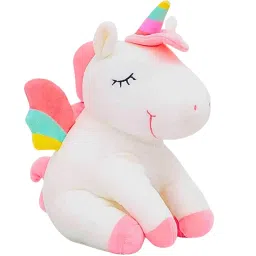 Mini Steps Standing Unicorn Plush Toy for Kids | Ultra-Soft & Washable Stuffed Animal for Babies & Toddlers | Non-Toxic Cuddly Soft Toy Gift for Girls & Boys | Durable Unicorn Toy image 1