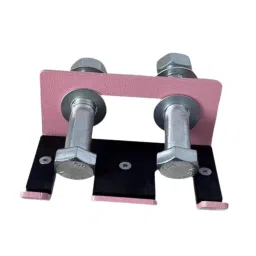 TRENDYNEST Barbell Holder for Squat Rack Vertical Rack Attachment Double Barbell Hanger Pink | Fitness Running & Yoga | Strength Training | Weight Storage image 1