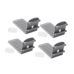 MERISHOPP 4 Pieces Bed Sheet Holder Clips Mattress Bed Sheet Corner Fasteners for Home Gray image 4