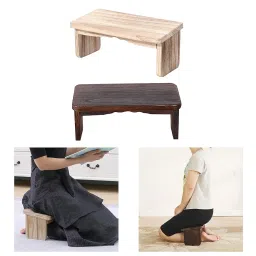 JAZZY PEARLS® Folding Meditation Bench Ergonomic Prayer Bench for Mindfulness Practice Light Brown|Sporting Goods|Fitness Running & Yoga|Strength Training|Benches|1x Folding Meditation Bench image 3