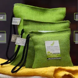 FRESHWIND Non-Electric Activated Charcoal Air Purifier, Deodorizer, odour Absorber and Dehumidifier Granule (Unscented,500g) image 5