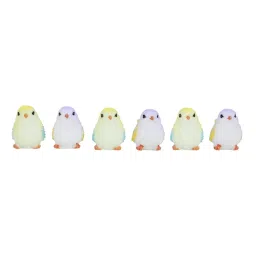 Wonderland (Set of 6) Small Bird Garden Miniature for Landscape Decoration,Plants Home Decor image 3