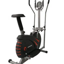 Hercules Fitness DB20 Plastic Exercise Bike (Silver/Black) image 1