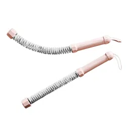 FASHIONMYDAY 2 Pieces Battle Ropes Spring Bar for Indoor Outdoor and Office Strength Training Pink | Sporting Goods | Fitness Running & Yoga | Strength Training | Other Strength Training image 2