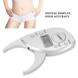 Body Fat Caliper, Portable Skin Fat Caliper, Digital Display High Accuracy Battery Powered Body Fat Measurement for Men and Women image 4