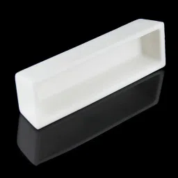 CALANDIS 100x30x20mm Alumina Ceramic Corundum Crucible Boat Sample Holder for Tube Muffle Furnaces image 1