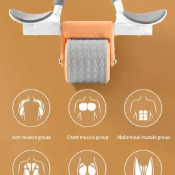 Ambdded Abs Roller for Home Gym – Automatic Rebound Abs Roller with Elbow Support | Fitness Equipment for Core, Abs Workout, Tummy Trimmer, Abdominal Exercise Machine image 3