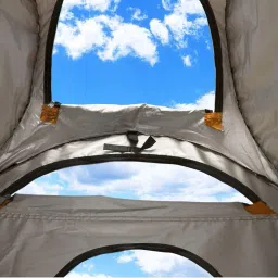 BLEQYS® Polyester Portable Pop Up Toilet Tent for Camping Beach Shower Clothes Changing Dressing Room for Travel Outdoor Hiking‚ with Carry Bag image 4