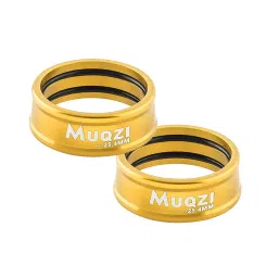 THE STYLE SUTRA® 2x2x Folding Bike Handlebar Fixing Rings Aluminum Frame Stem Mount Replacement Aureate 25.4mm | Sporting Goods | Cycling | Bicycle Components & Parts image 4