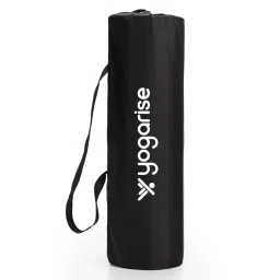 YOGARISE Yoga Mat Carry Bag, Lightweight & Durable Polyester Fabric, Water-Resistant, Drawstring Closure & Strap, Easy-to-Carry Cover Bag for Exercise Mats & Fitness Gear, 78 x 30 x 0.1 cm, Jet Black image 3