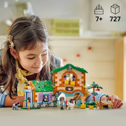 LEGO Friends Pony Ranch & Stable Building Set, Horse Toy Playset 42654 Building Blocks Toys for 7+ Gift for Boys and Girls image 2