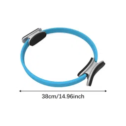 The Style Sutra Fitness Ring Practical Lightweight Strength Training Flexible Pilates Ring 15inch Blue|Sporting Goods | Fitness, Running & Yoga | Yoga & Pilates | Pilates Rings image 1