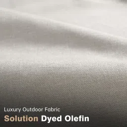 Belord Outdoor Cushions for Patio Furniture 22 x 24 Inch Patio Chair Cushions with Removable Cover, 1 Pair of Cushions Including 1 Back Cushion and 1 Seat Cushion, Beige image 3