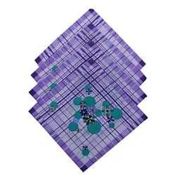 Kuber Industries Floral Cotton 6 Piece Women Handkerchief Set - Multicolour image 3