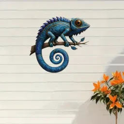 TRENDIVIBE Metal Gecko Lizard Wall Decor Art Wall Decoration for Fence Entryway Balcony image 4