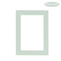 CountryArtHouse Honeydew Acid Free 12x16 Picture Frame Mats with White Core Bevel Cut for 11x14 Pictures - Fits 12x16 Frame - One Mat image 1