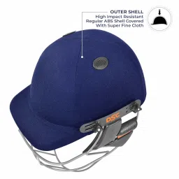 DSC Punch Cricket Helmet for Mens, Colour - Navy, Size - Small image 5