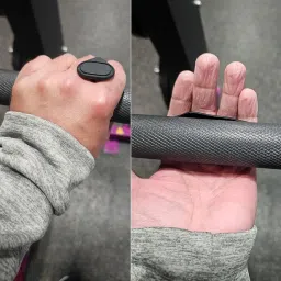 Weight Lifting Hand Grips,Gym Gloves for Boys and Girls with Strong Wrist Support,Anti-Slip Rubber Plam Protector for Deadlifting,Pull-ups,Dumbells,Strenth Training&Gym Workout Steps and Hooks image 5