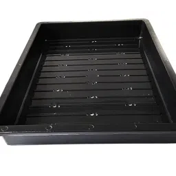 Farm Genie Hydroponics Tray with Water Drainage Holes | Germination,Seeding,Microgreen, Wheat Grass, Fodder Tray | Pack of 2 | 1.5ft * 2ft | 3 inch Depth image 2